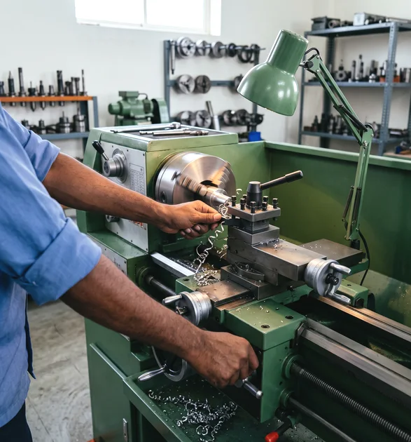 Small workshop lathe